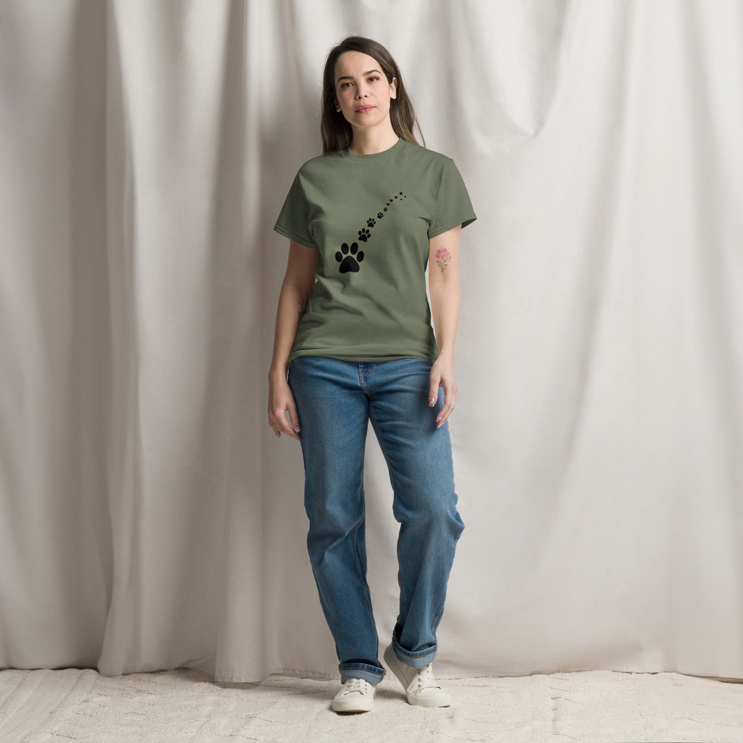 Pawprints to the Stars - Pet Memorial Tee – view 3