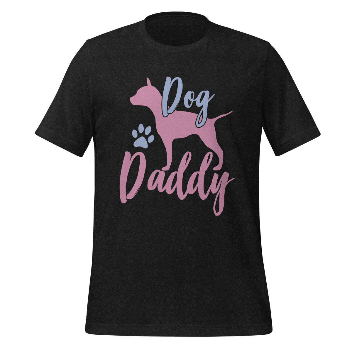 Dog Daddy Tee – Pastel Dog Dad Gift – view 2