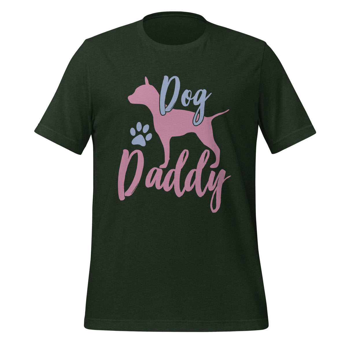 Dog Daddy Tee – Pastel Dog Dad Gift – view 4